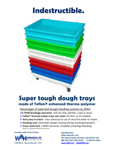 Indestructable Dough Trays