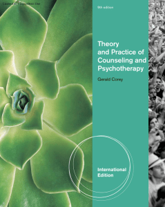 Theory and Practice of Counseling and Psychotherapy, 9th ed. (AISE)