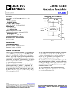 ADL5380 (Rev. A)