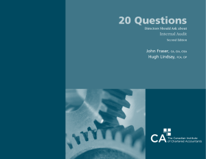 20 Questions Directors Should Ask About Internal Audit