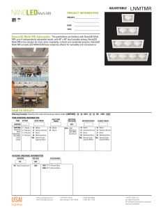 Spec Sheet - USAI Lighting