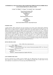 commercial non-magnetic metalized polyphenylene