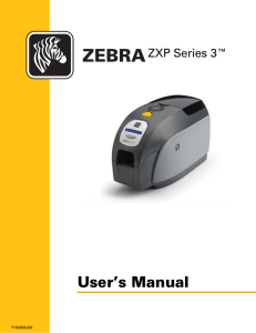 ZXP Series 3™ User`s Manual