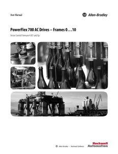 PowerFlex 700 AC Drives – Frames 0…10 User Manual