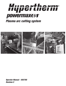 Powermax45 Operator Manual