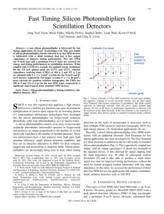 Fast Timing Silicon Photomultipliers for Scintillation Detectors