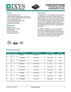 IX4426-28 - IXYS Integrated Circuits Division