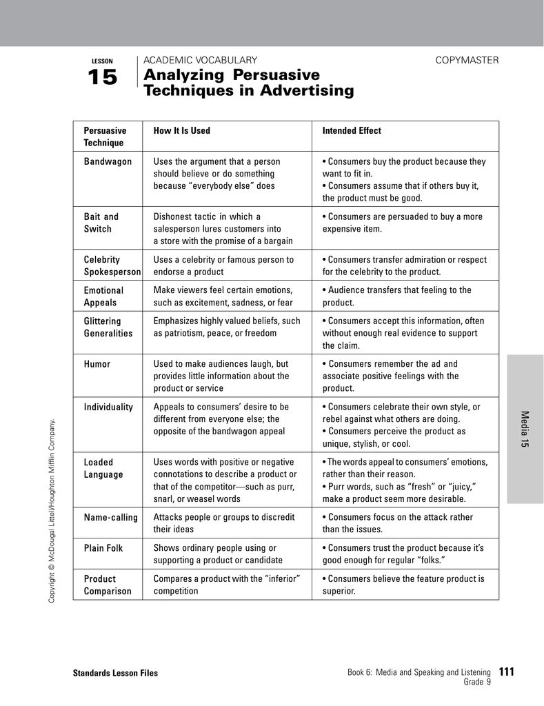 analyzing-persuasive-techniques-in-advertising