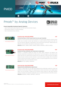 Analog Devices Pmod Flyer - Silica