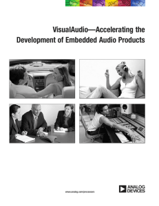 VisualAudio—Accelerating the Development of