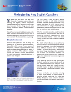 Understanding Nova Scotia`s Coastlines