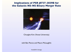 Implications of PSR J0737-3039B for the Galactic NS