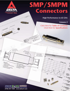 SMP/SMPM Connectors