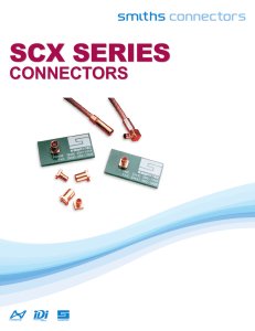 SCX - Smiths Connectors