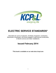 electric service standards