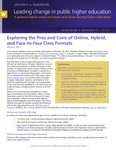 Exploring the Pros and Cons of Online, Hybrid, and Face-to-Face