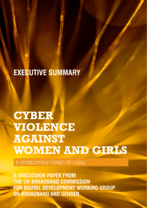 cyber violence against women and girls