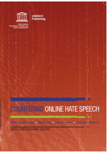 Countering online hate speech - unesdoc