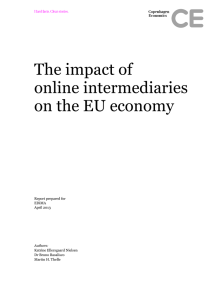 The impact of online intermediaries on the EU economy