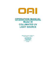 OPERATION MANUAL