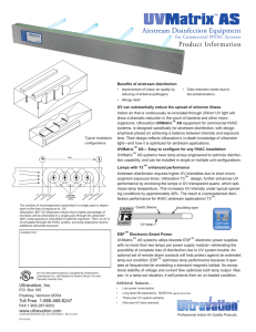 Airstream Disinfection Equipment