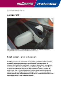 Small sensor – great technology