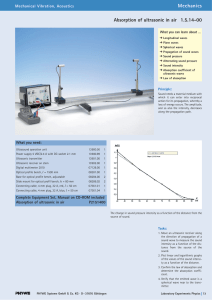 Absorption of ultrasonic in air 1.5.14