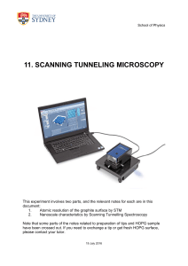 11. scanning tunneling microscopy