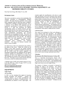 Reproducibility Studies on QST