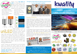 LEDs - Kwality Photonics