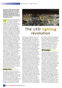 The LED Lighting Revolution