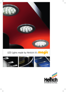 LED Lights made by Hettich it`s magic