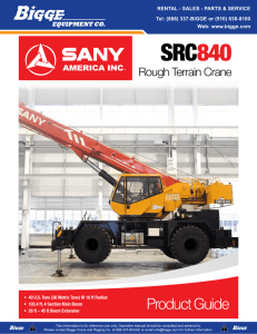 SRC840 - Bigge Crane and Rigging