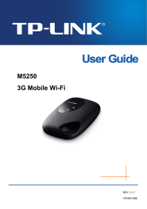 M5250 3G Mobile Wi-Fi - TP-Link