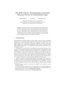The ILTP Library: Benchmarking Automated Theorem Provers for