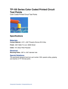 .025 Square Header Test Points - TP