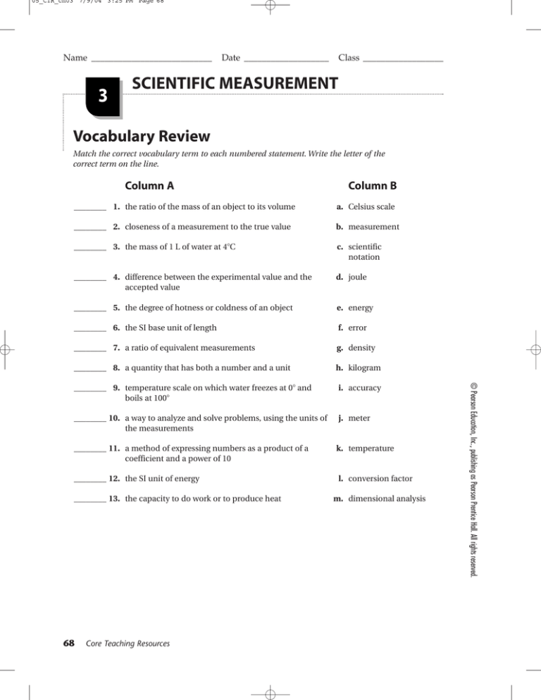 Prentice Hall Chemistry Worksheets