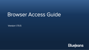 Browser Access Guide