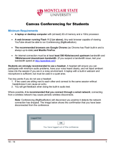Canvas Conferencing For Students 10-14