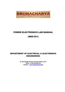 power electronics lab manual (nee-551)