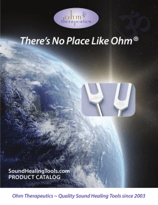 There`s No Place Like Ohm®