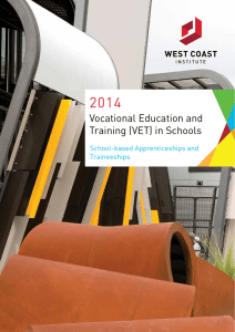 Vocational Education and Training (VET) in