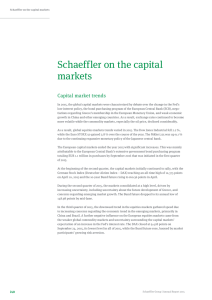 Schaeffler on the capital markets