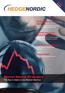 Market Neutral Strategies