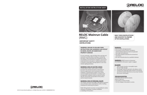 RELOC Mainrun Cable (RMC)