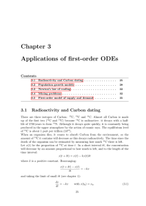 Chapter 3 Applications of first