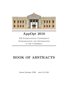 Book of Abstracts  - GAMA