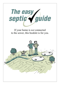 The Easy Septic Guide - Office of Local Government