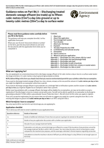 Application for an environmental permit - Part B6.5