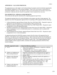 appendix d: valuation protocol